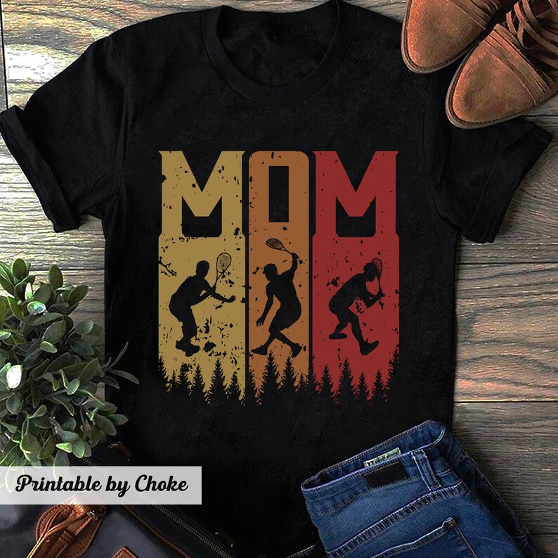 Cricut Cut Files Tennis Mom svg Tennis Retro Svg SVG Cutting Files Silhouette Cut Files Tennis vintage svg