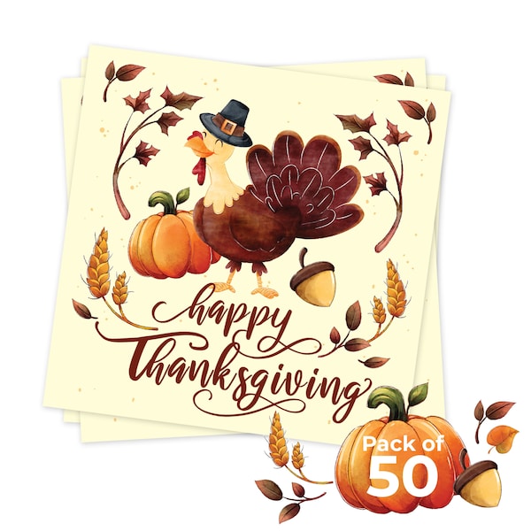 Thanksgiving Napkins Etsy