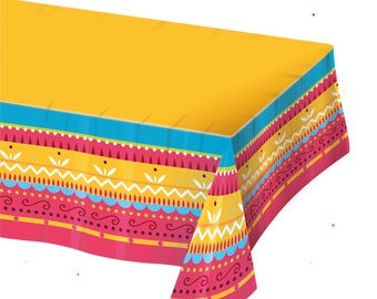 54 x 108 Inch Jectivs 3 Pieces Mexican Fiesta Party Tablecloth Decorations,Plastic Cinco De Mayo Printed Table Cloth Table Cover for Fiesta Taco Night Birthday and Mexican Themed Party Supplies 54 x 108 Inch Jectivs 3 Pieces Mexican Fiesta Party Tablecloth Decorations,Plastic Cinco De Mayo Printed Table Cloth Table Cover for Fiesta Taco Night Birthday and Mexican Themed Party Supplies