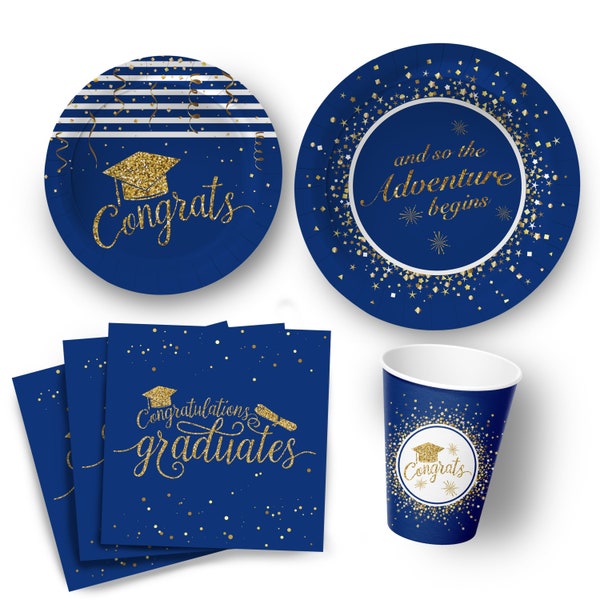 Graduation Plates and Napkins 2023 Etsy