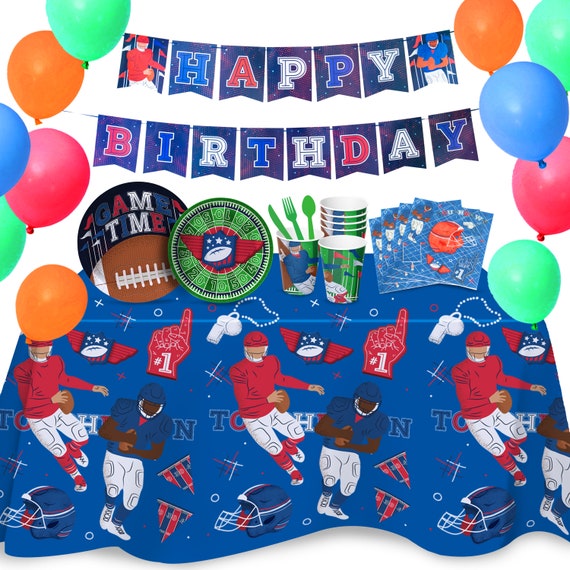 Football Birthday Decorations Serves 16 Serves 16 Football Themed