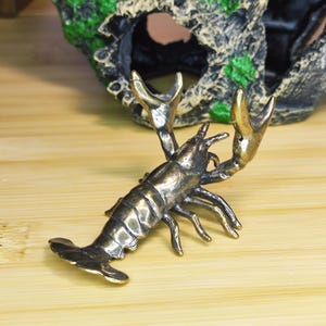 Schlüsselanhänger Hummer / Krebs Aus Bronze-Kunstleder – Besonderes Accessoire Mit Hummer-Motiv (H-Customs)