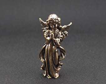 Figura de angelito de latón – Adorno en miniatura