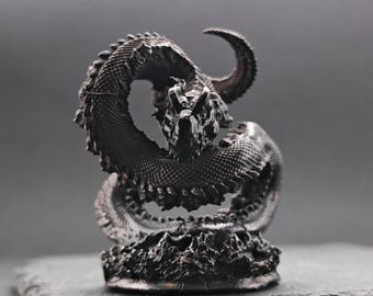 Miniatura de dragón imperial de latón – Tótem del zodíaco