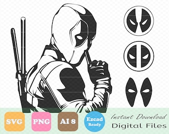 Antihéroe SVG: Archivo de corte de vinilo (descarga digital)
