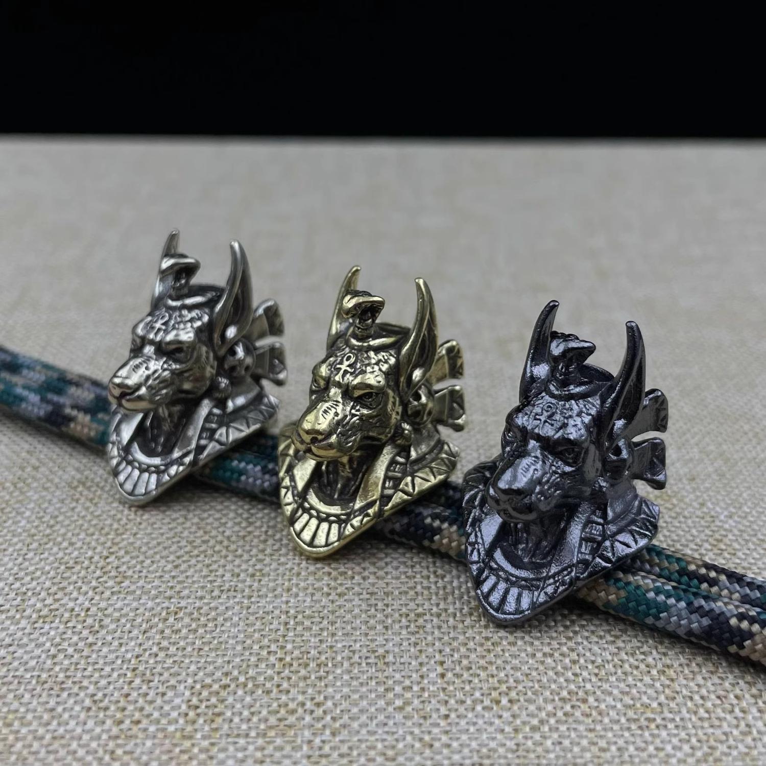 Ägyptischer Anubis Schlüsselanhänger - Mystischer Taschenschmuck Aus Edelstahl