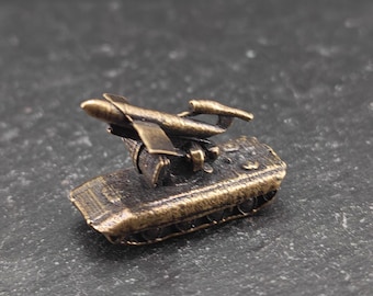 Brass E‑100 Rhein Daughter V1 Missile Tank – Miniature Military Model