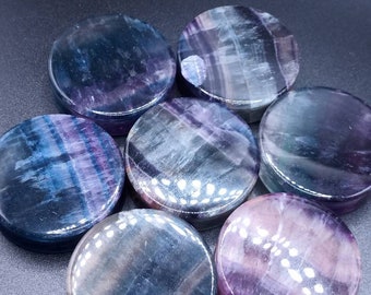 Écarteurs pour oreilles en fluorite