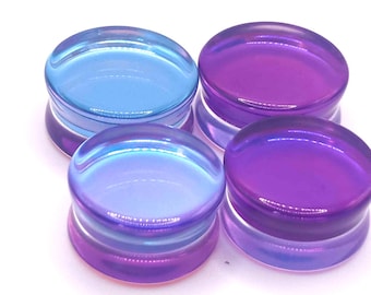 Purple glass spacers - low price, good quality