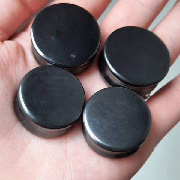 Hematite plugs / Size 5mm to 25mm / Good quality for low price