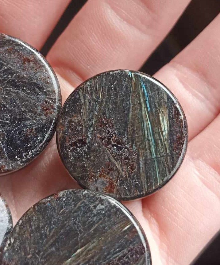 Astrophyllite plugs - high quality low price