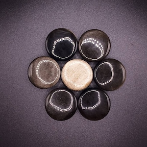 Gold obsidian ear plugs / Size 8mm to 30mm / Good quality and low price