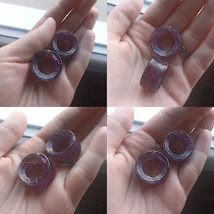 Amethyst ear tunnel - amethyst ear tunnel
