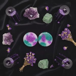 Jade ear stretchers - SOLD IN PAIRS