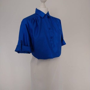 electric blue shirt men's