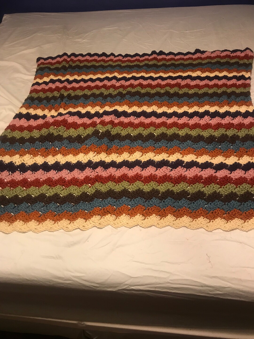 Slanted Blocks Afghan - Etsy