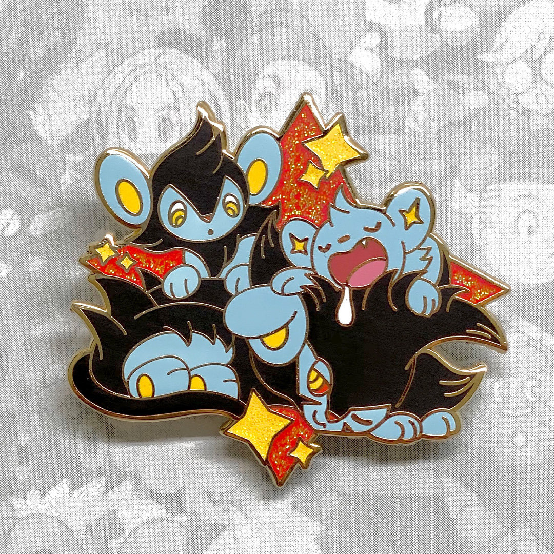 Luxray Enamel Pin Shinx Luxio Three S Company Etsy Luxray Enamel Pin Shinx Luxio Three S Company Etsy