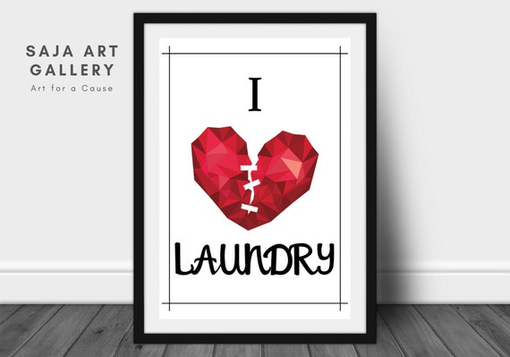 Humorous Wall Art Laundry Room Sign Printable Wall Art Etsy