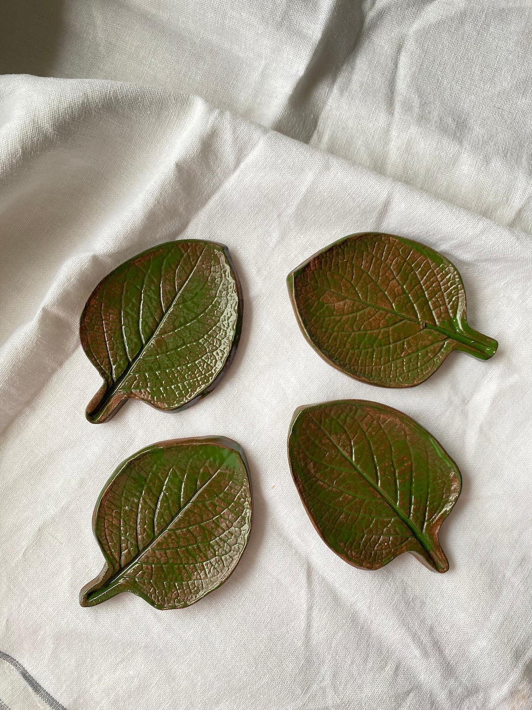 Handmade Teaspoon Rest Leaf Spoon Rest Ceramic Spoon Rest Etsy