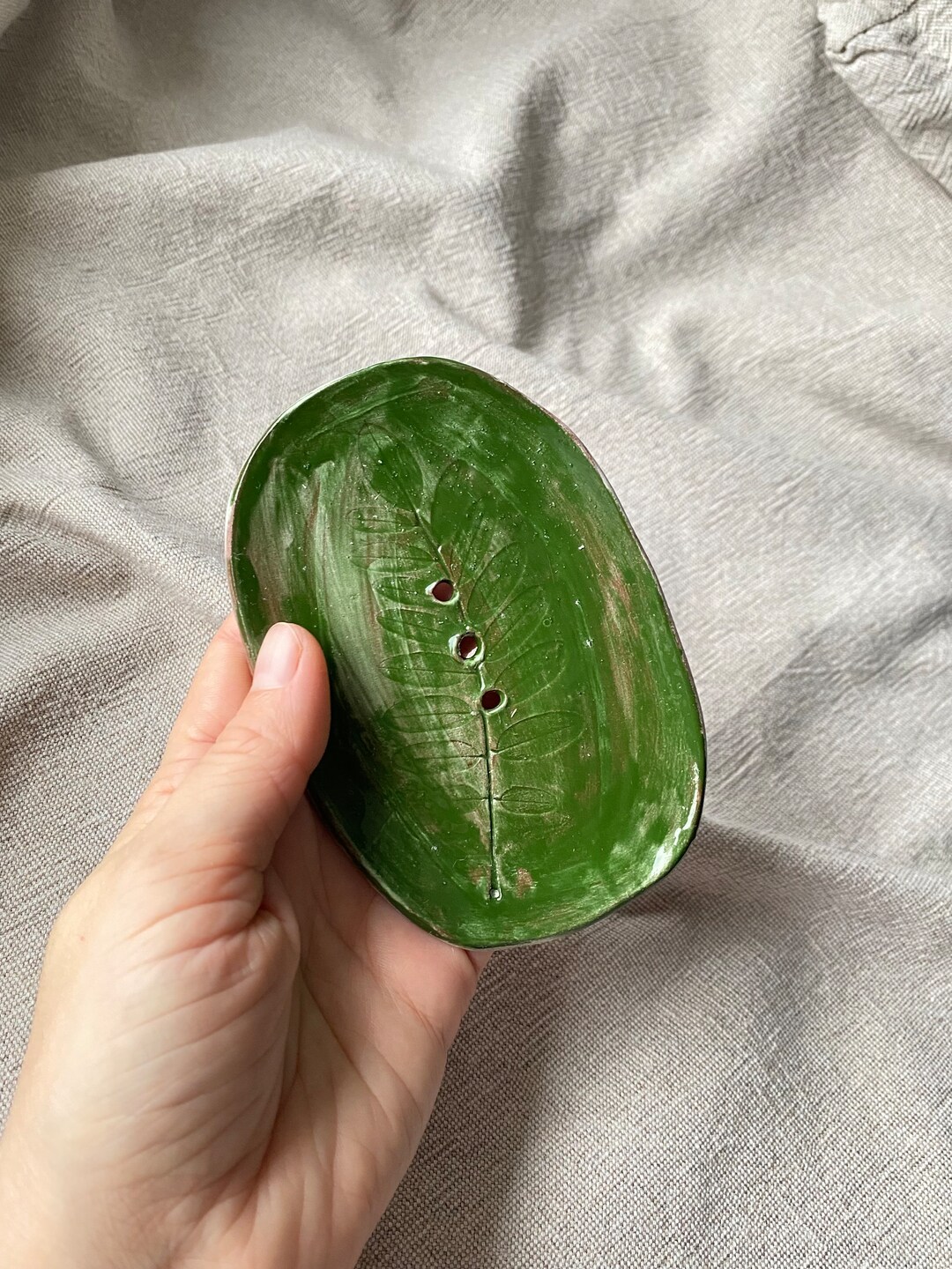 Ceramic Soap Dish With Drainage Soap Tray Little Bathtub Fairy Etsy