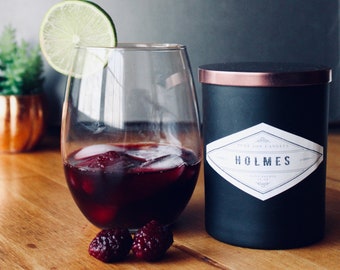 Berry Sangria Soy Candle: 8 oz Hand-Poured Scented Candle