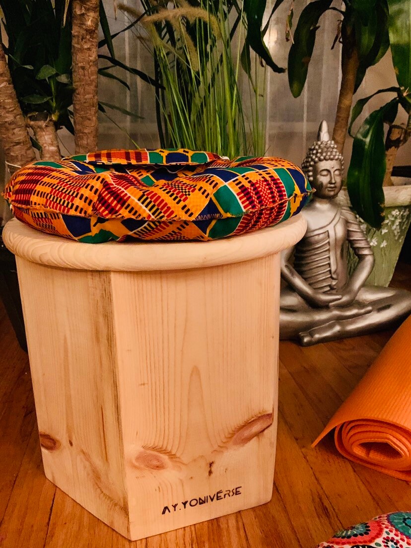 Yoni Stool Set With Pillow and Steamer Etsy