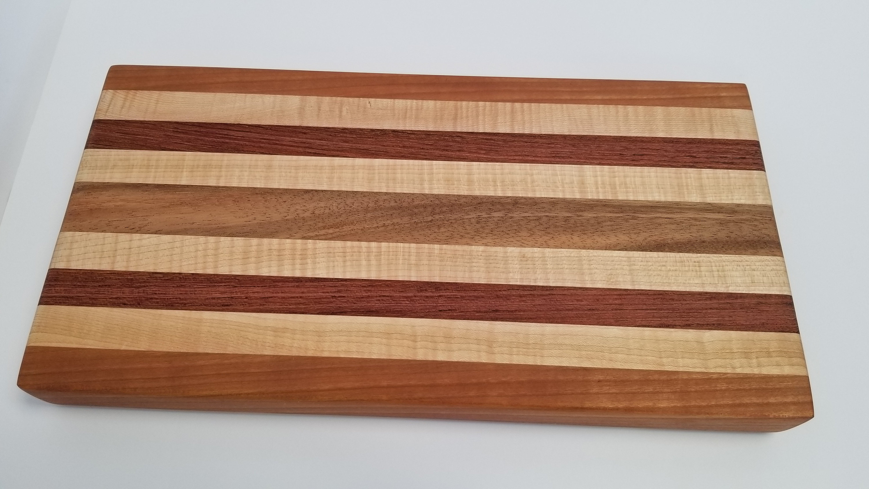 Multi Exotic Wood Cutting Board Etsy