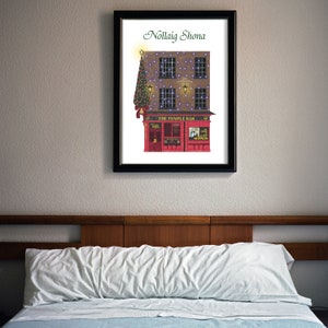 Irish Bar Digital Download | Temple Bar | Pub | Christmas Decor