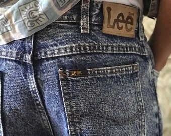 lee stone washed jeans