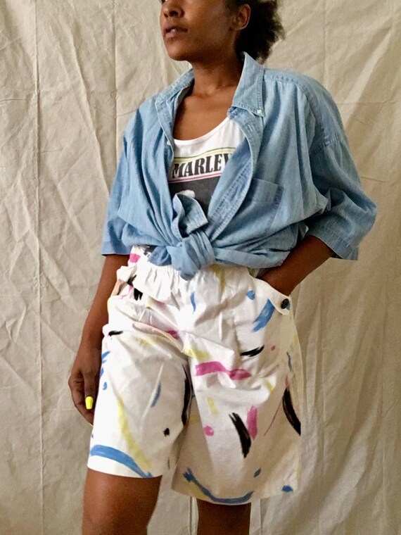 CITY SQUARE 1990s High Waist Elastic Waist New Wa