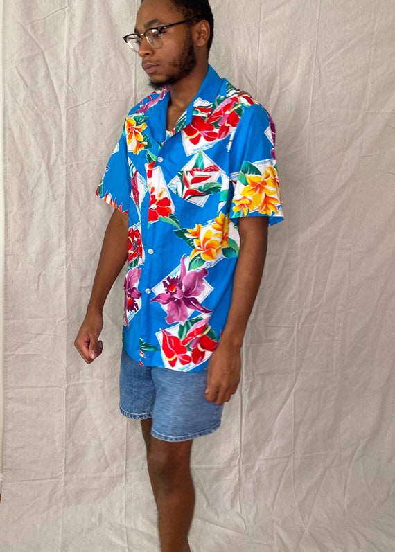 PASSION FRUIT 1980s Hawaii Indonesia Short Sleeve… - image 3