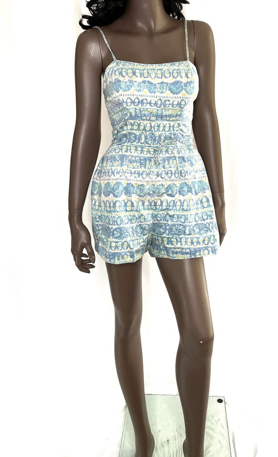 ROSE MARIE REID 1950s Everglaze One Piece Romper L