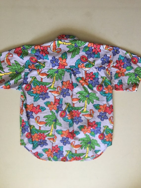 DOCKERS 1990s Jamaica Tourist Button Down Short S… - image 5