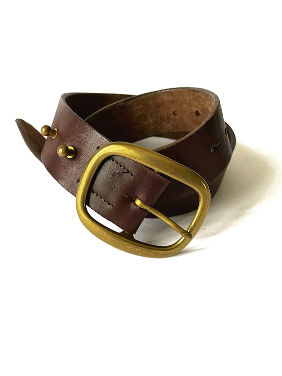 DKNY DONNA KARAN New York 1990s Wide Leather Belt… - image 2