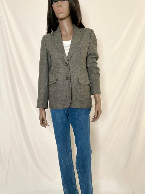 JEAN NICOLE 1970s Wool Tailored Blazer Sport Jacke