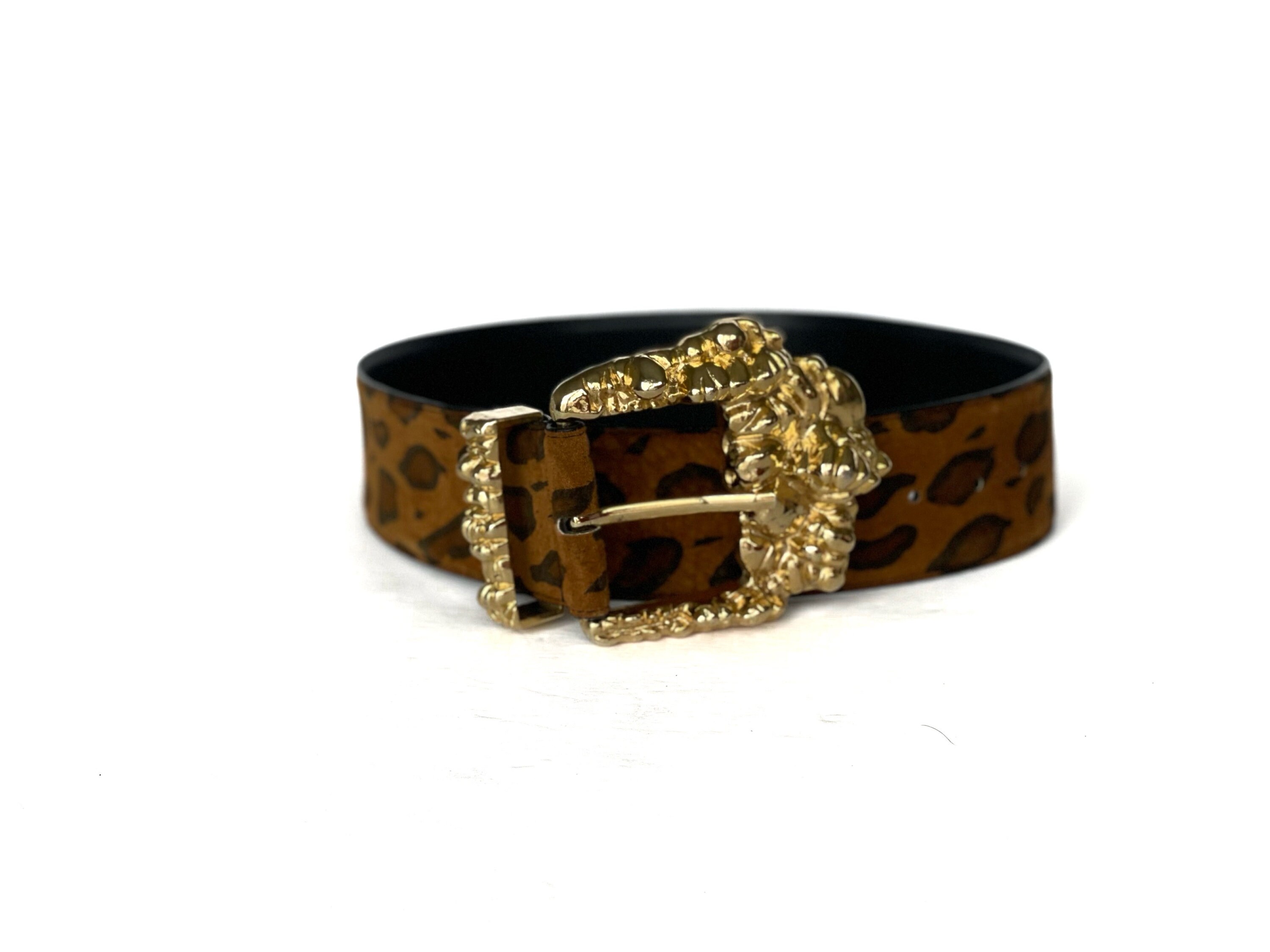 JULIUS RESNICK 1980s Genuine Suede Leopard Cheetah Animal 
