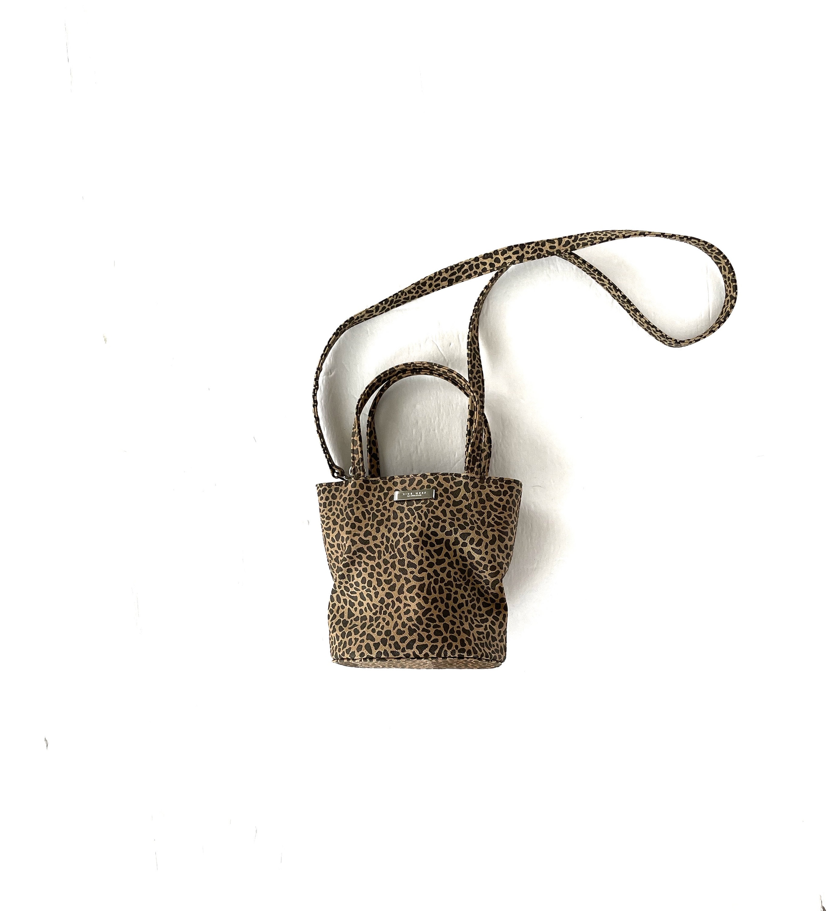 Nine west leopard bag deals