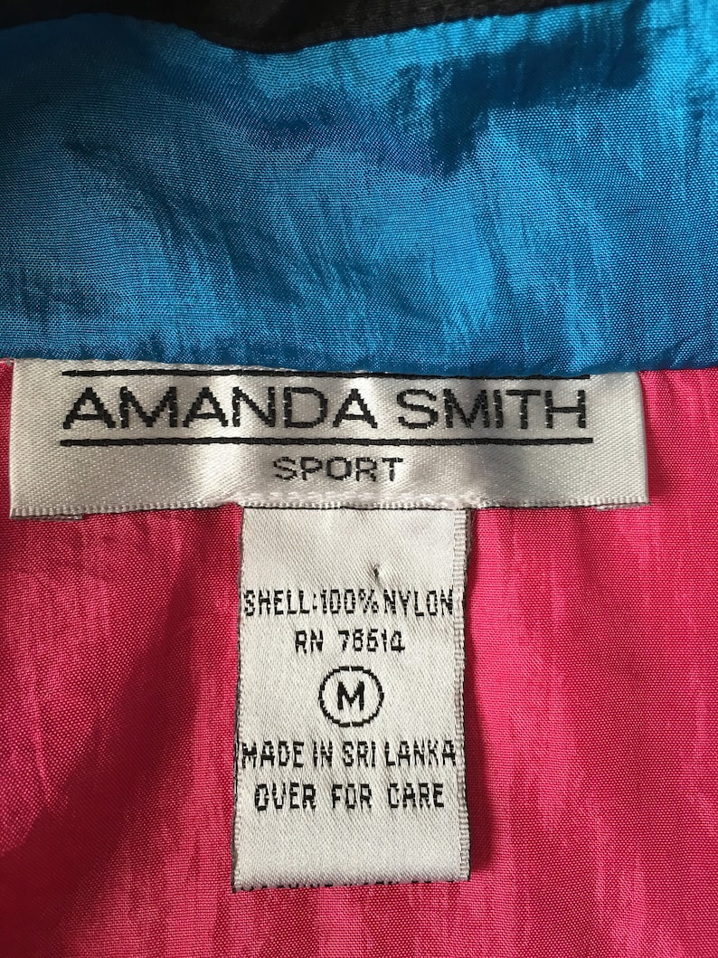 Vintage DEADSTOCK AMANDA SMITH Sport 1990s Windbreaker