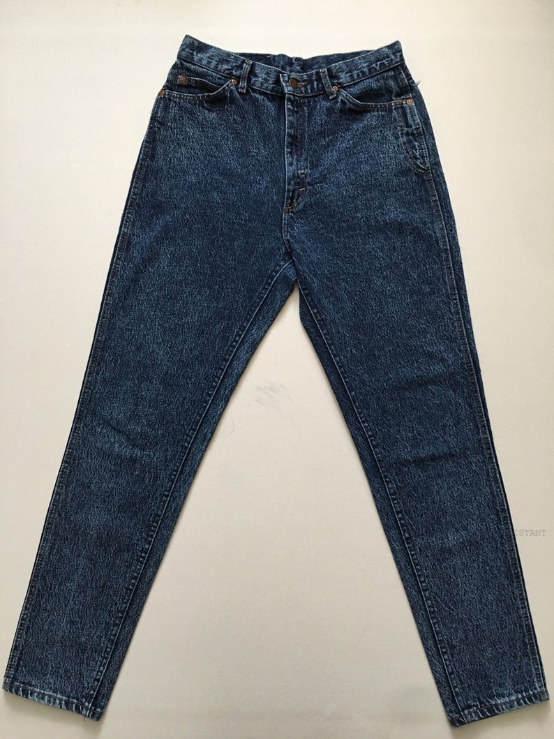 Vintage LEE 1980s Acid wash dark rinse Jeans size 13 modern | Etsy