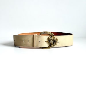 Vintage Boho GARUGLIERI Wide Leather Festival Belt made in Italy Garuglieri Belts for Women on Sale up to 90% Off: Poshmark main image 2