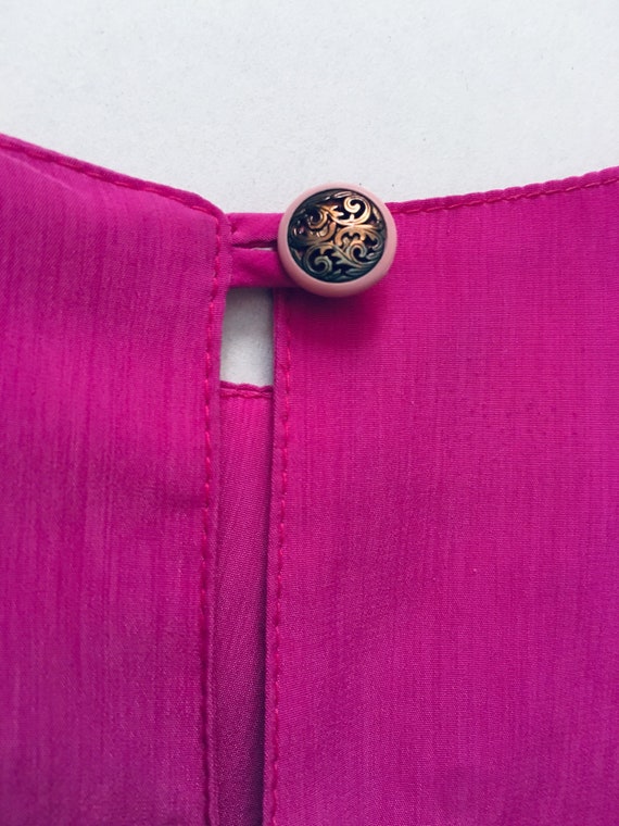 SAINT GERMAIN PARIS 1980s Studded Fuchsia Shortsl… - image 4