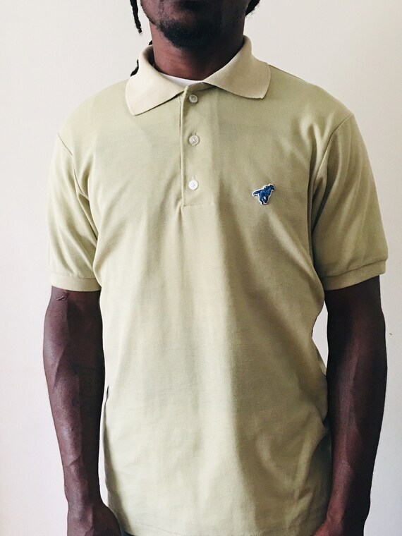 WRANGLER 1980s Shortsleeved Polo Shirt Classic Hor