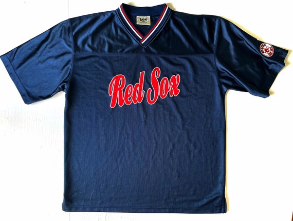 LEE SPORT 1990s Red Sox Fan Gear V Neck Athletic … - image 6