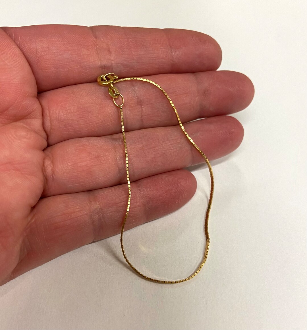Vintage 585 14K Solid Yellow Gold Leg Bracelet 7 Etsy — free download