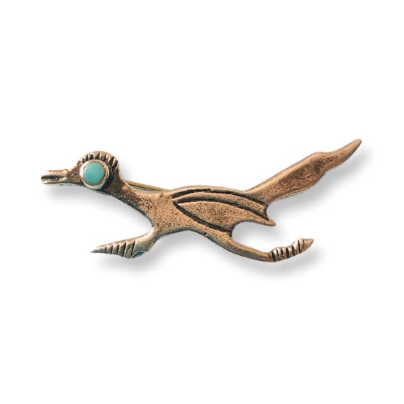 Native American Roadrunner Kachina!! Vintage Navajo Sterling Silver Pin Native American Roadrunner Kachina!! Vintage Navajo Sterling Silver Pin