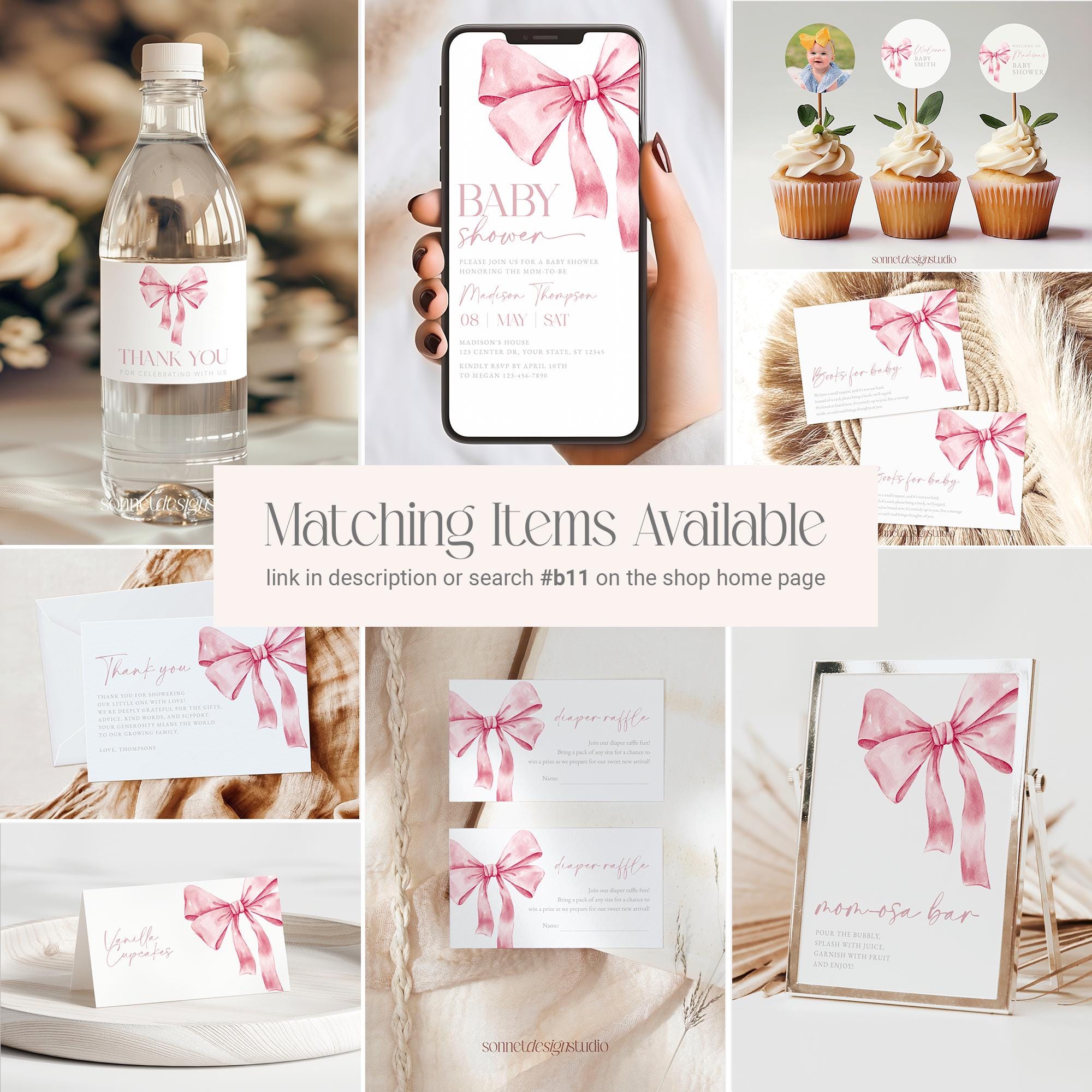 Pink Ribbon Wrapper Pink Bow Chocolate Bar Wrapper Template Baby Shower Favor Pink Ribbon ...
