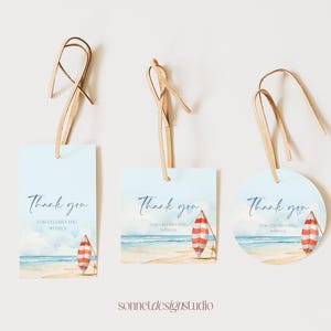 Baby an Bord Danke Tag Sommer Strand Babyparty Geschenkanhänger Personalisierte Küsten Babyparty Geschenkanhänger Surf Babyparty Dekoration #b07