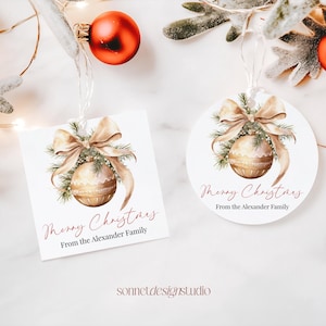 Christmas Gift Tags Template Holiday Gift Tag Xmas Party Favor Tag Christmas Party Gift Tags Personalized Holiday Gift Tag #h01