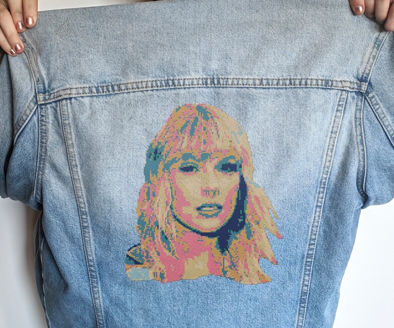 Taylor Swift cross stitch chart pattern pdf CS0133 | Etsy