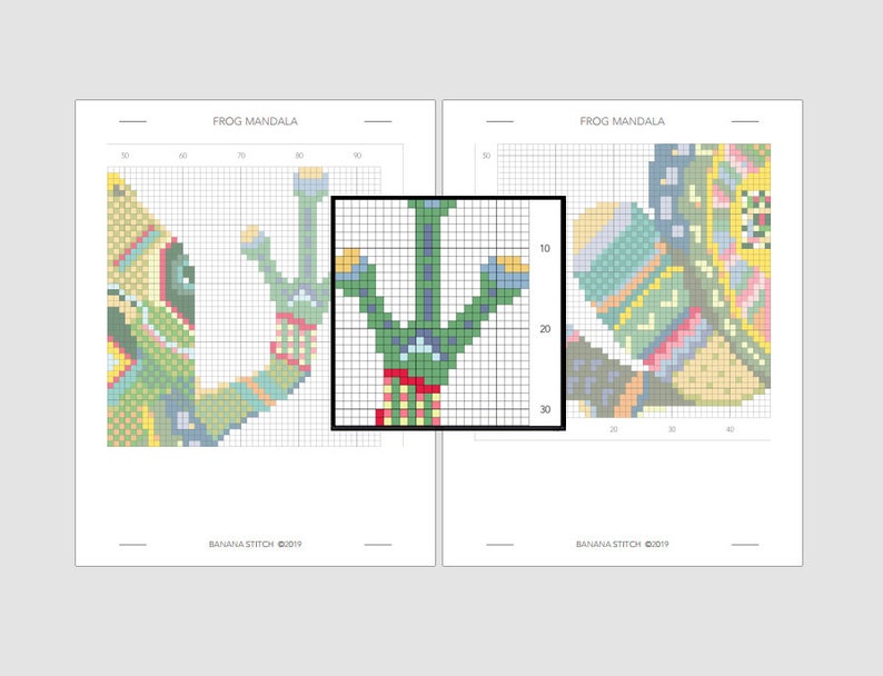 Beetle modern cross stitch pattern instant download #CS030
